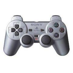 Silver Dual Shock Controller - (LS) (Playstation 2)