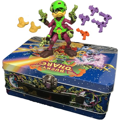 Bucky O'Hare Wave 2 Deadeye Duck Figure with Lunchbox