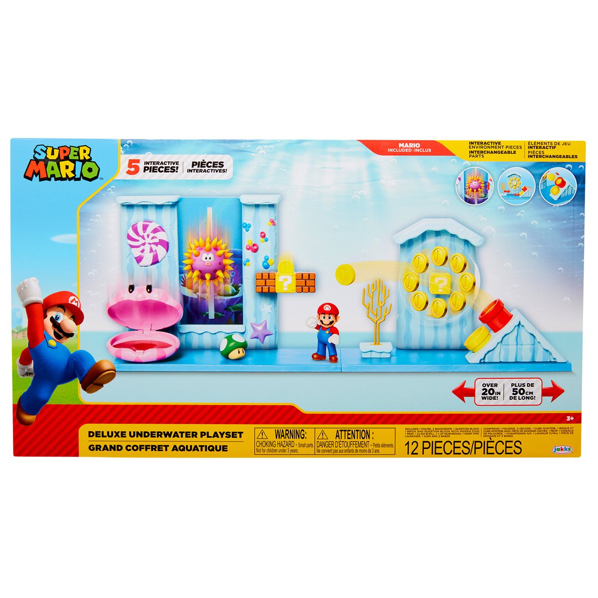 Nintendo 2 1/2-Inch Deluxe Underwater Playset