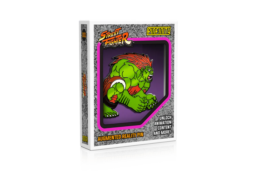 Street Fighter Blanka Augmented Reality Enamel Pin