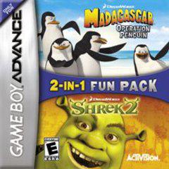 Madagascar Operation Penguin and Shrek 2 - (LS) (GameBoy Advance)
