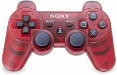 Dualshock 3 Controller Clear Red - (LS) (Playstation 3)