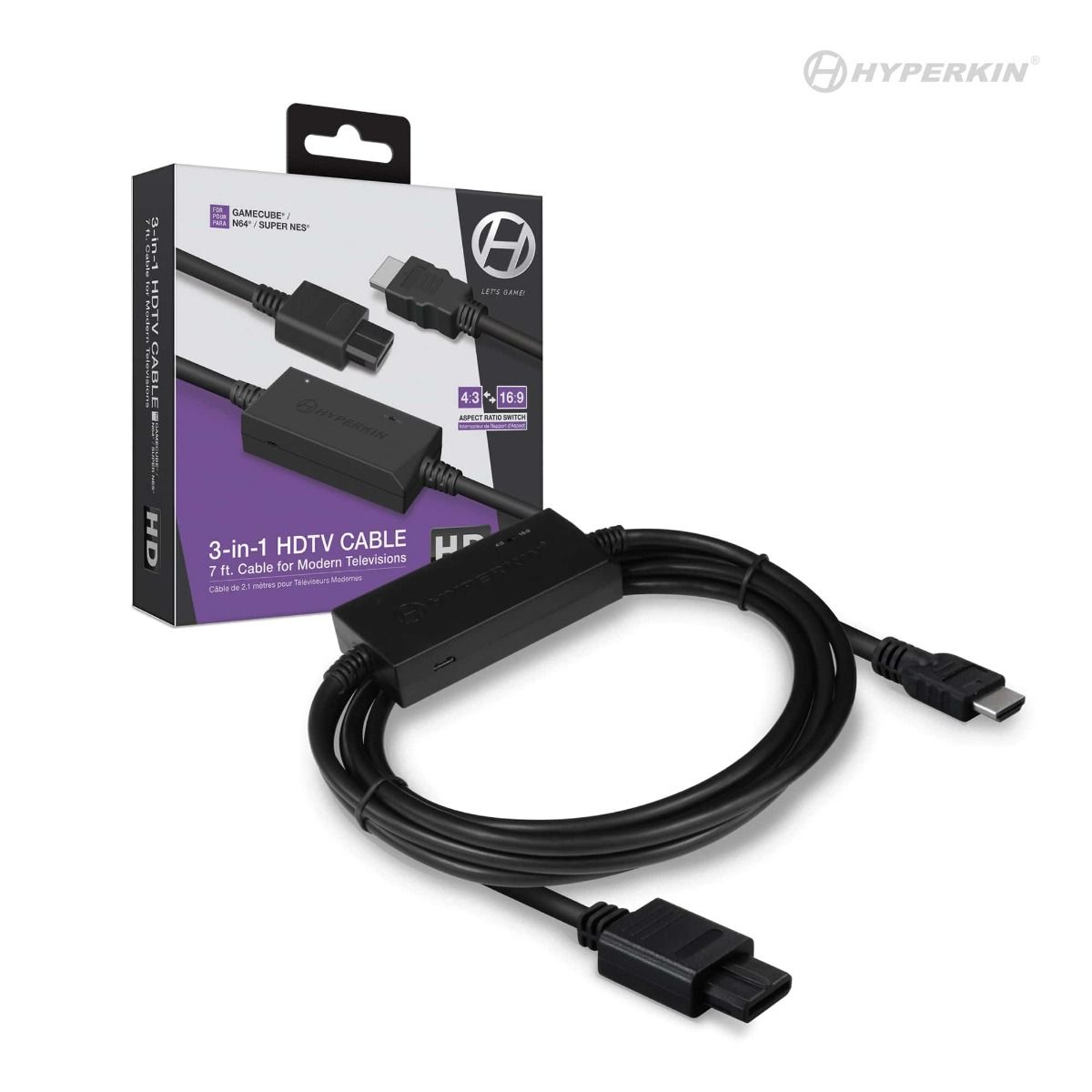 3-in-1 HDTV Cable GameCube/N64/SNES