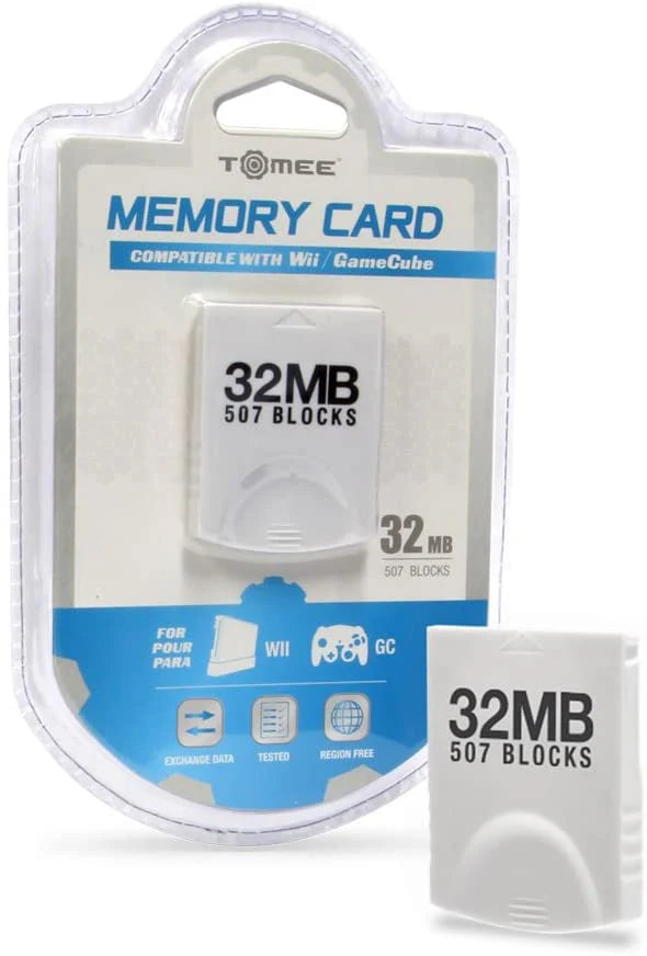 Wii & GameCube 32MB Memory Card (Tomee)