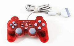 Clear Red Dual Shock Controller - (LS) (Playstation)